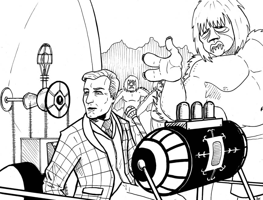 864x657 Time Machine Sketch By Phymns - Time Machine Sketch