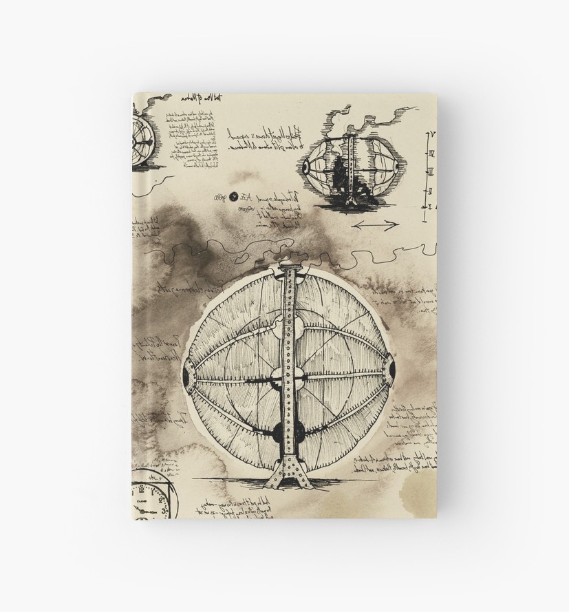 827x889 Time Machine Sketches Hardcover Journals By Djrbennett Redbubble - Time Machine Sketch