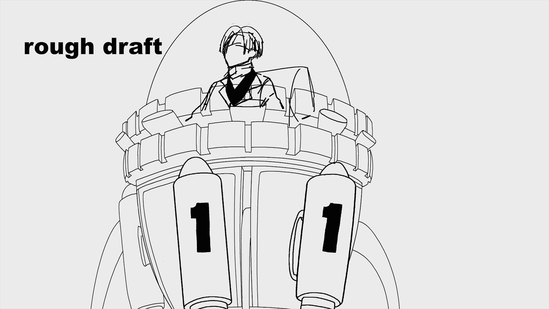 1920x1080 Trunks Vs Black Time Machine Scene Process Gif By Puzlly On - Time Machine Sketch