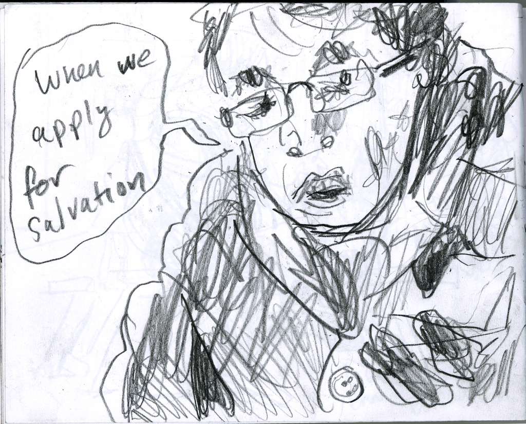 1024x825 Times Square Prosthelytizer. 38th World Wide Sketch Crawl - Times Square Sketch