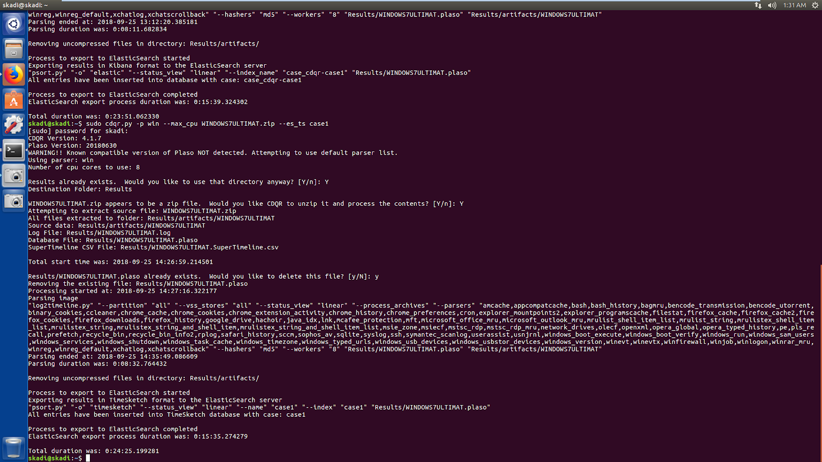1600x900 Live Forensic Collection And Triage Using Cylr, Cdqr And Skadi - Timesketch