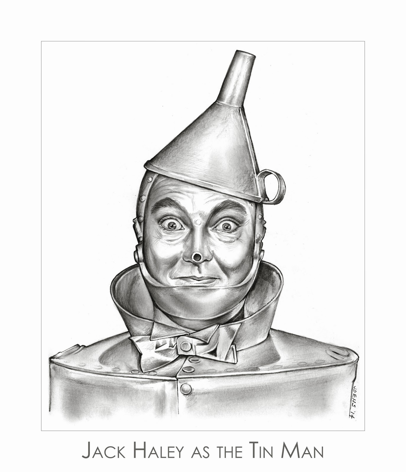 1374x1600 Sketch Of The Day Jack Haley As The Tin Man In The Wizard Of Oz - Tin Man Sketch