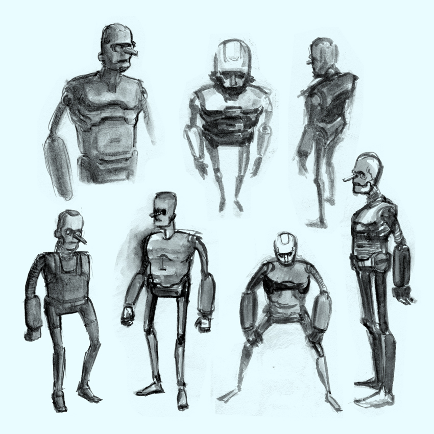 850x850 Tin Man My Dear Billy - Tin Man Sketch