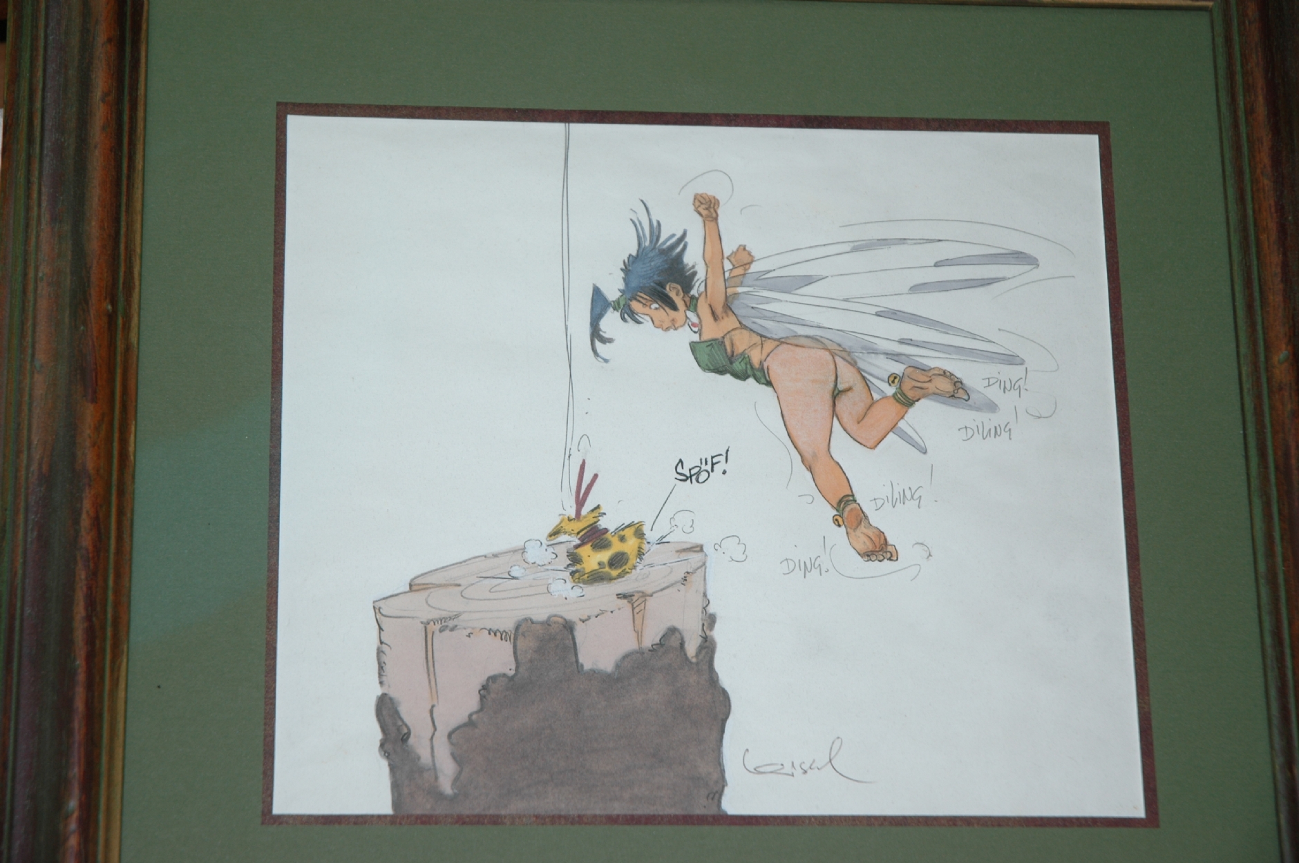 1880x1250 Loisel Peter Pan Original Drawing For A Clochette (Tinkerbell - Tinkerbell Original Sketches