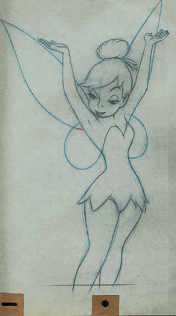 346x621 Peter Pan - Tinkerbell Original Sketches