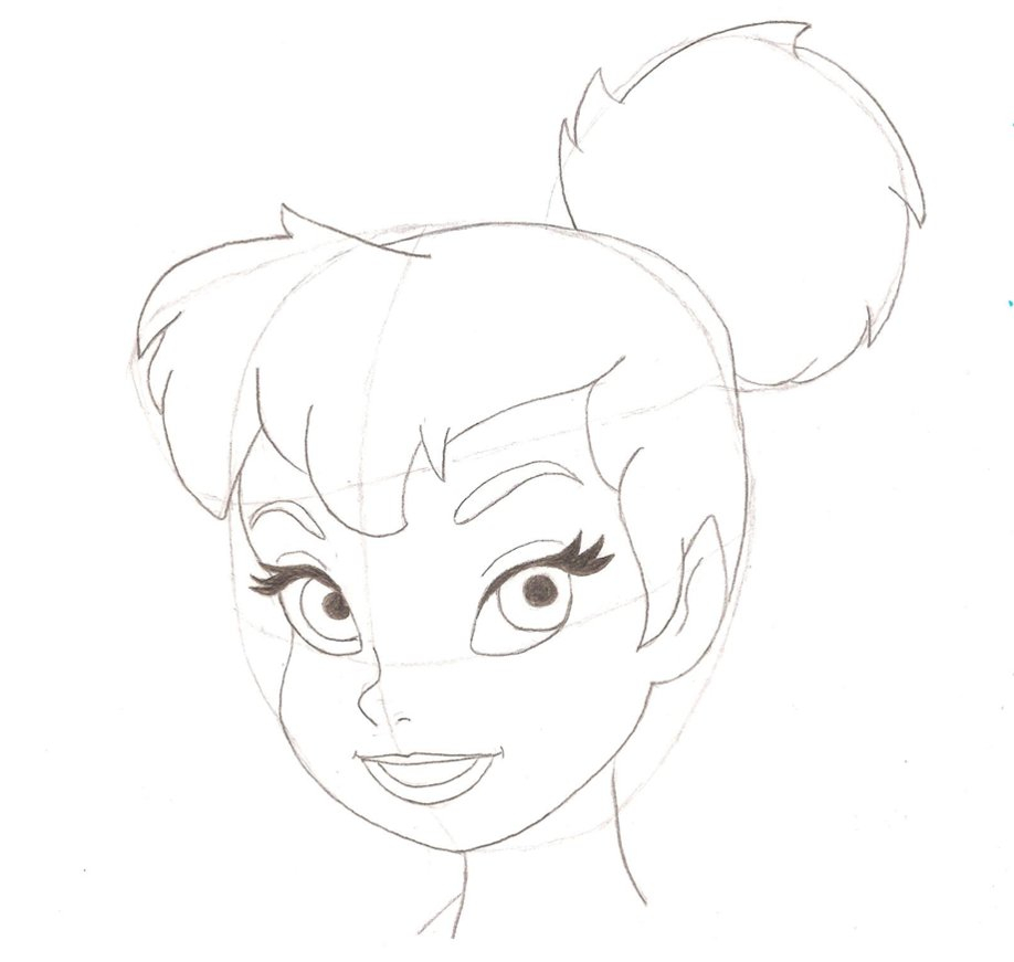 Sketch Of Tinkerbell. 