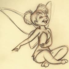 225x225 Principles Of Animation Solid Drawing - Tinkerbell Pencil Sketch
