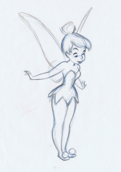 411x583 Decidedly Disney Tinker Bell The Life And Times Of A Fairy Art - Tinkerbell Sketch