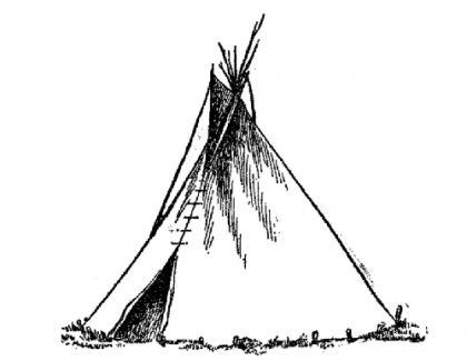 Tipi Sketch at PaintingValley.com | Explore collection of Tipi Sketch