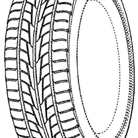 450x450 Car Tire Wheel Parts Of A Car Sketch Drawings - Tire Sketch
