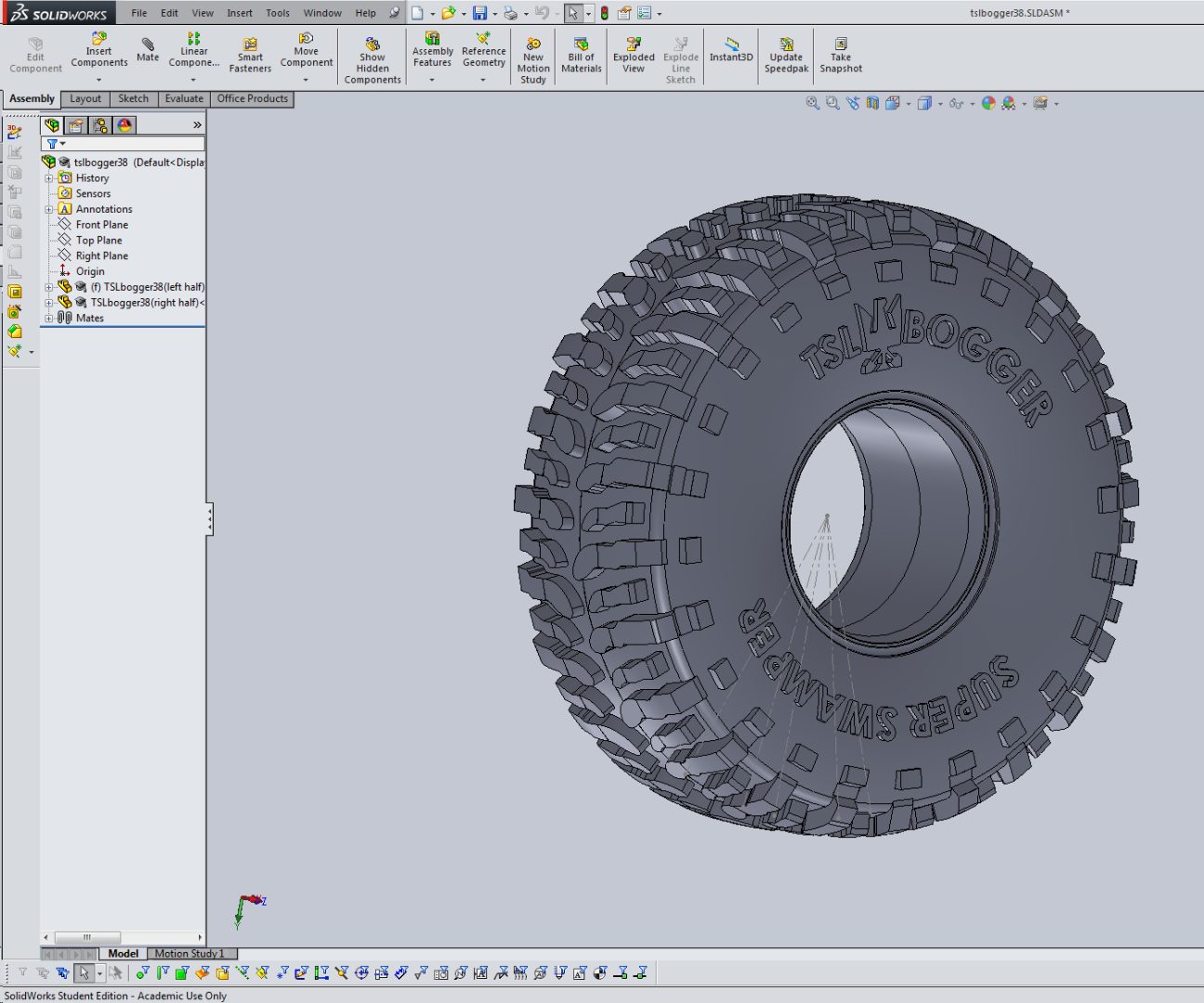 1296x1080 Cad Model A Tire In Solidworks 11 Steps - Tire Sketch