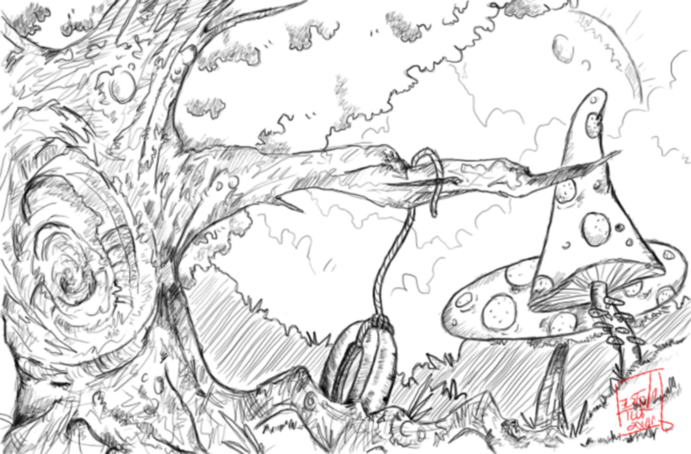 1368x900 Tom Whisenant - Tire Swing Sketch