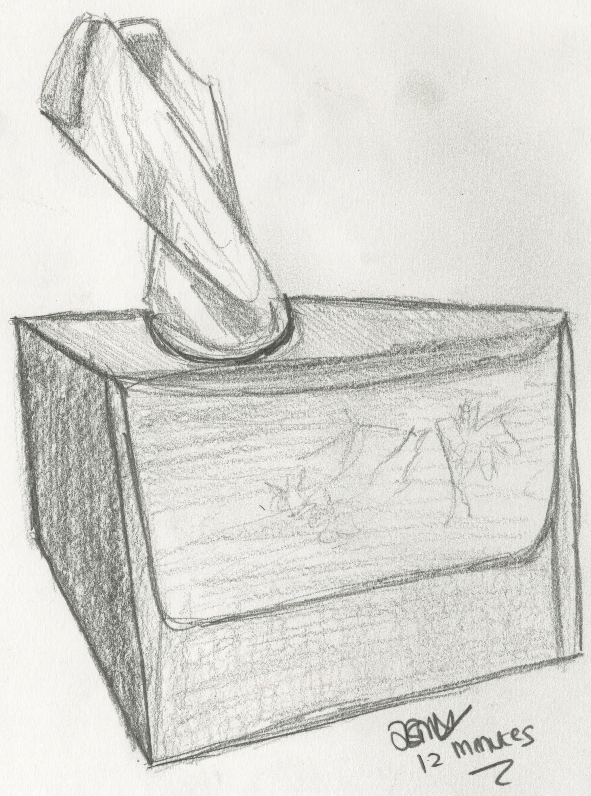 1188x1600 Observational Drawing 2 Week Four - Tissue Sketch