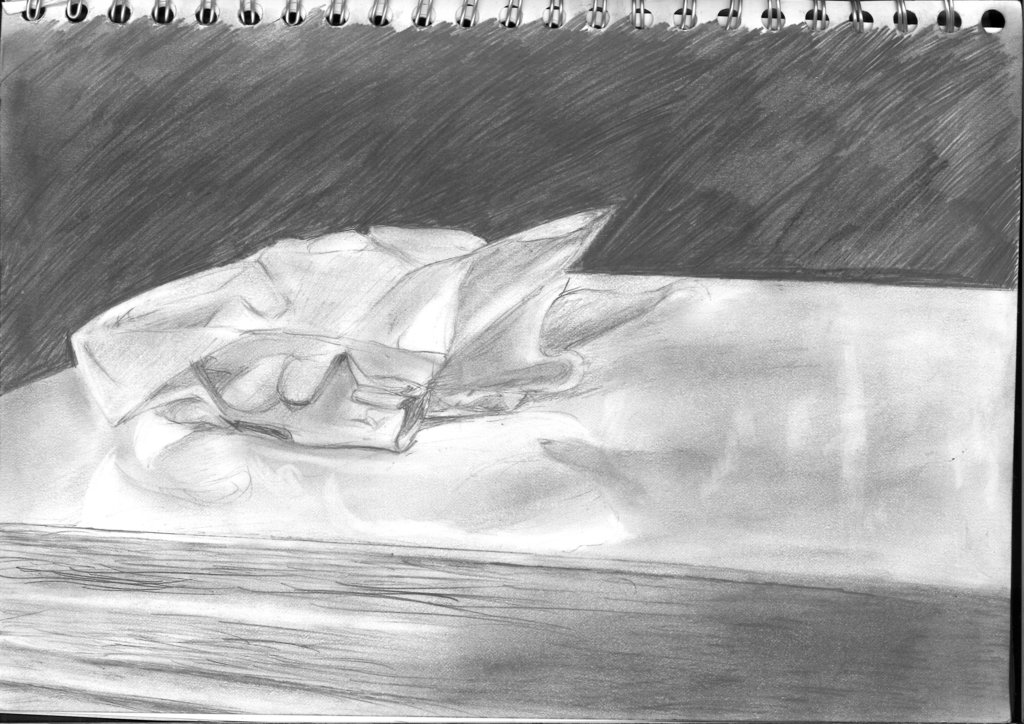 1024x724 Tissue Wrapped Item Live Sketch By B Lighty Jung - Tissue Sketch