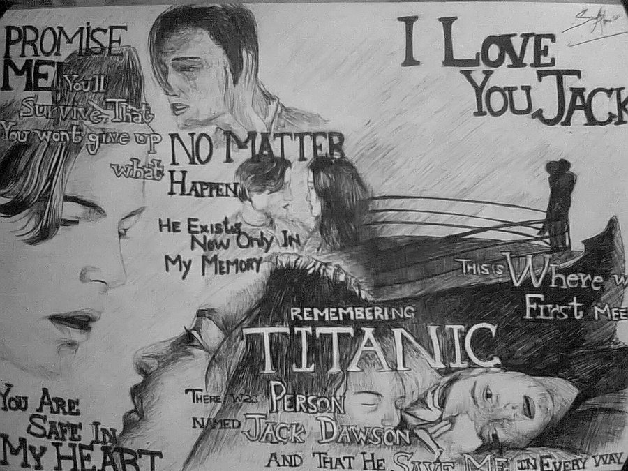 900x675 My Black Ball Pen Sketch Of Titanic! By Dicapriofan - Titanic Movie Sketches