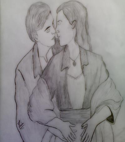 401x454 Pencil Sketches Amp Painting Titanic - Titanic Movie Sketches