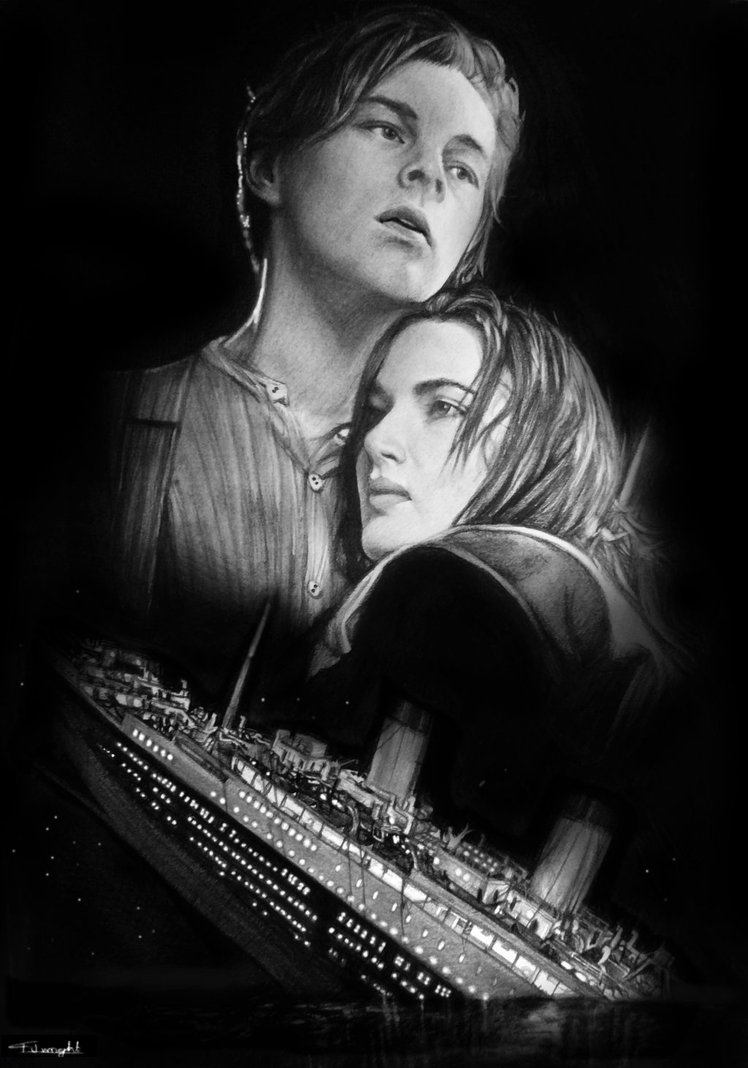 748x1068 Titanic Rose Paintings - Titanic Movie Sketches