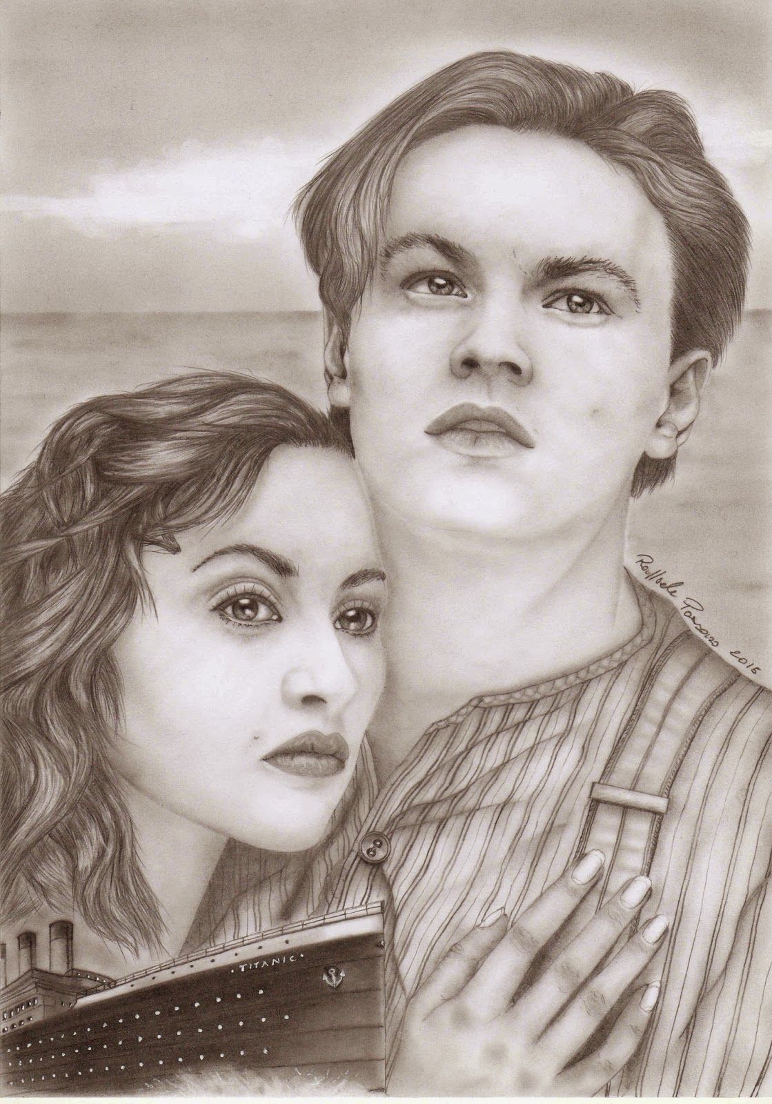 1119x1600 I Miei Disegni Titanic Jack E Rose (2015) Kate Winslet - Titanic Movie Sketches
