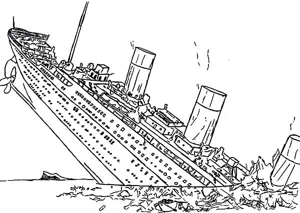 Titanic Ship Sketch At Paintingvalley Com Explore