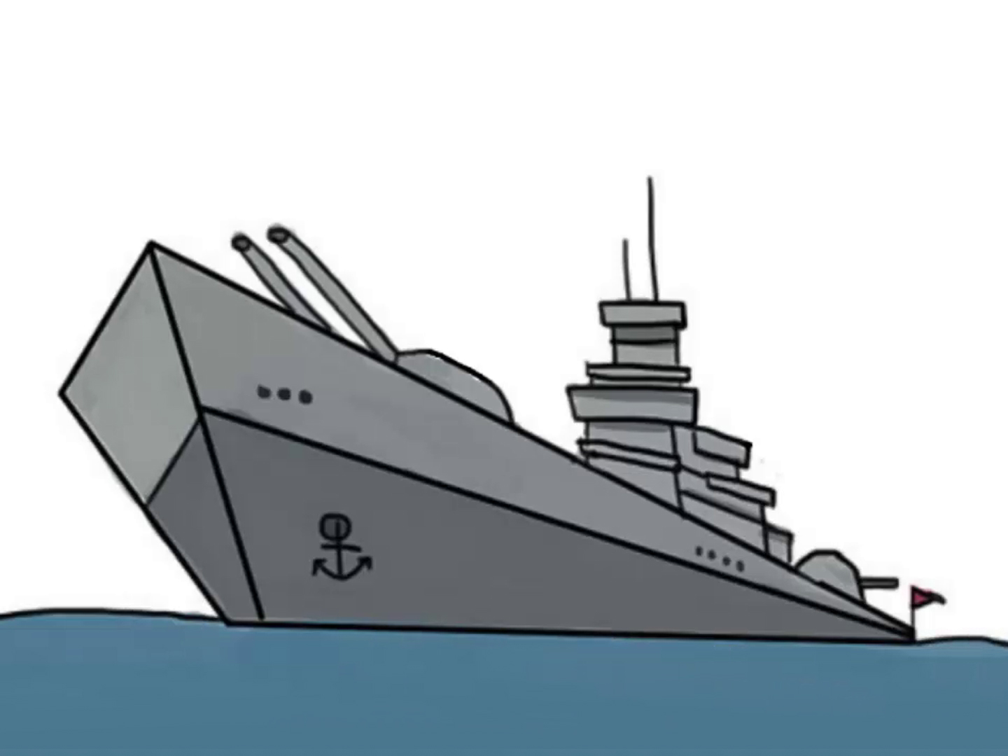 1440x1080 How To Draw A Ship (With Pictures) - Titanic Ship Sketch