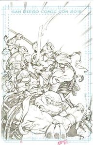 194x300 Michael Dooney Tmnt Teenage Mutant Ninja Turtles Sdcc Sketch - Tmnt Sketch