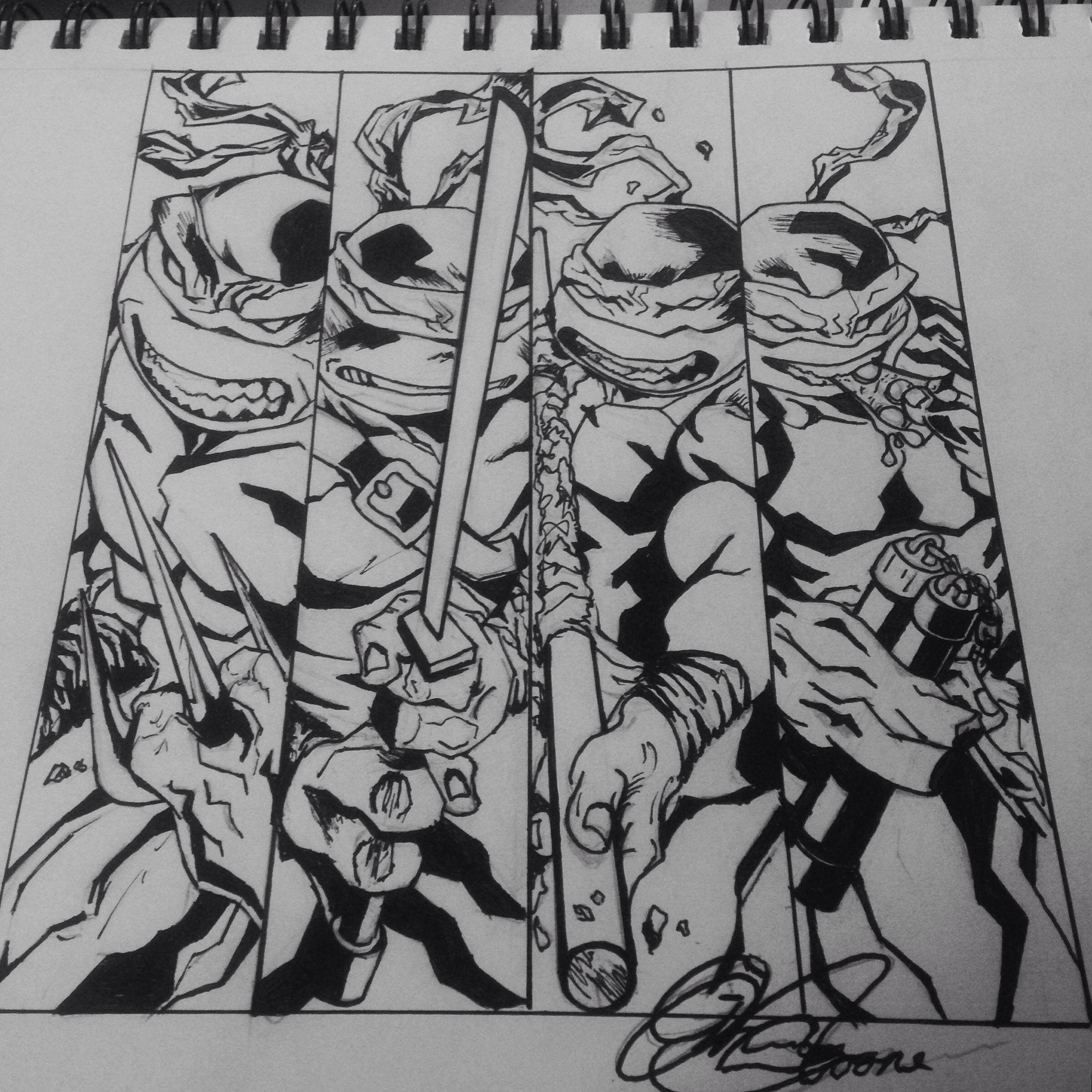 2404x2404 My Teenage Mutant Ninja Turtles Drawing! - Tmnt Sketch