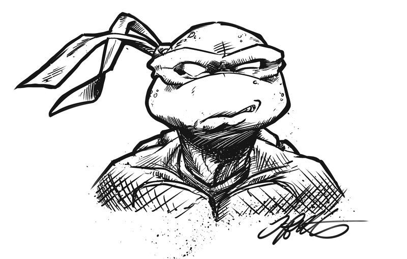 800x509 Tmnt Sketch By Iamjamesporter - Tmnt Sketch