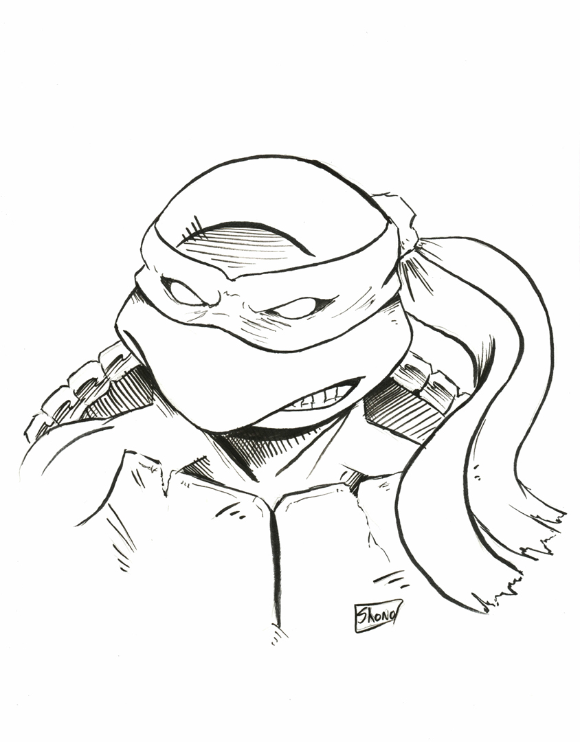 844x1080 Free Comic Book Day Sketches - Tmnt Sketch