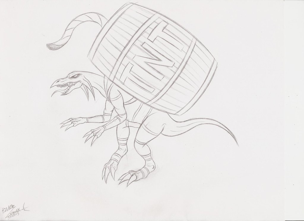 1024x745 Sketch Tnt Imp By Razor Zyrak - Tnt Sketch