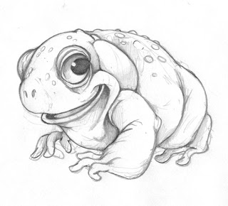 320x290 Rsc Illustration Sketch Toad Pencil Amp Color - Toad Sketch