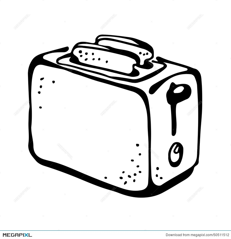 800x830 Toaster Drawing Illustration 50511512 - Toaster Sketch