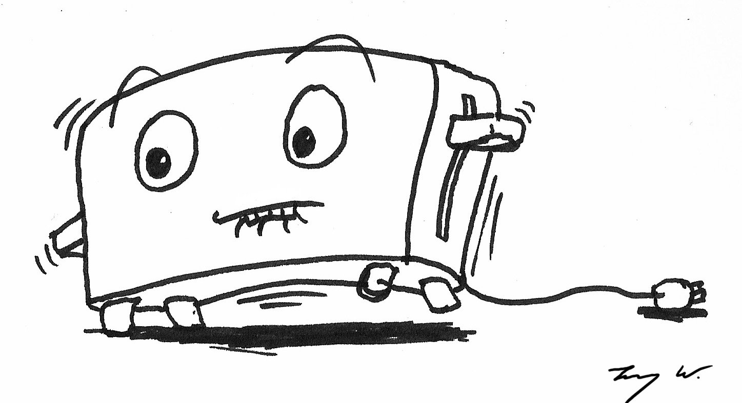 1447x787 Toaster Sketch By Wordofwar - Toaster Sketch