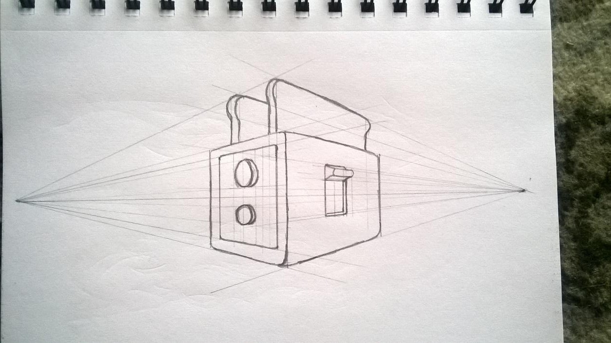 1259x707 Two Point Perspective Sketchbook Woes - Toaster Sketch