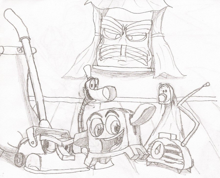 900x729 Brave Little Toaster Sketch. By Blockwave - Toaster Sketch