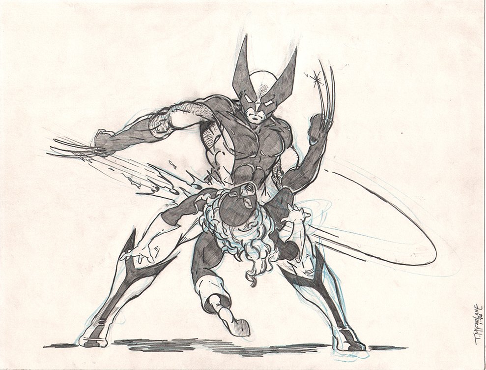 989x752 Marvel Comics Of The 1980s 1984 - Todd Mcfarlane Sketch