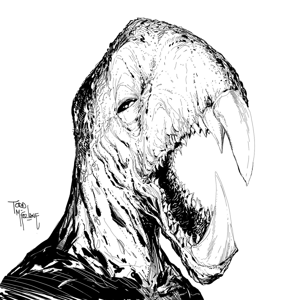 1200x1200 Todd Mcfarlane On Twitter The Monsters In My Head! Had A Little - Todd Mcfarlane Sketch