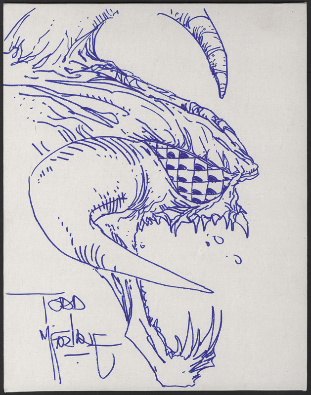 629x800 Lot Detail - Todd Mcfarlane Sketch