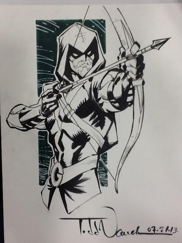 600x800 Todd Nauck Nycc F 6 On Twitter Green Arrow. Sketch - Todd Nauck Sketch
