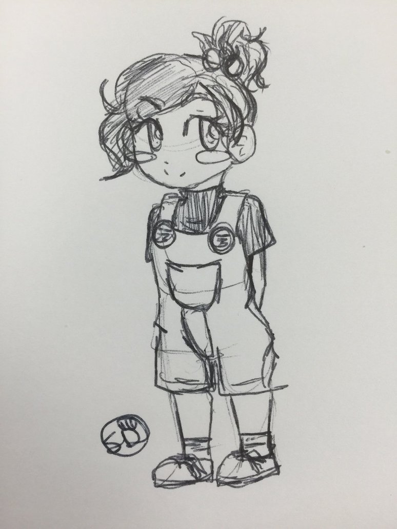 774x1032 Sketch Toddler Mel By Kawaiiwolves - Toddler Sketch