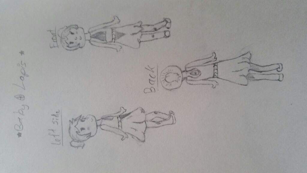 1024x576 Sketch Of Baby Lapis (Looks More Like A Toddler) Steven Universe - Toddler Sketch