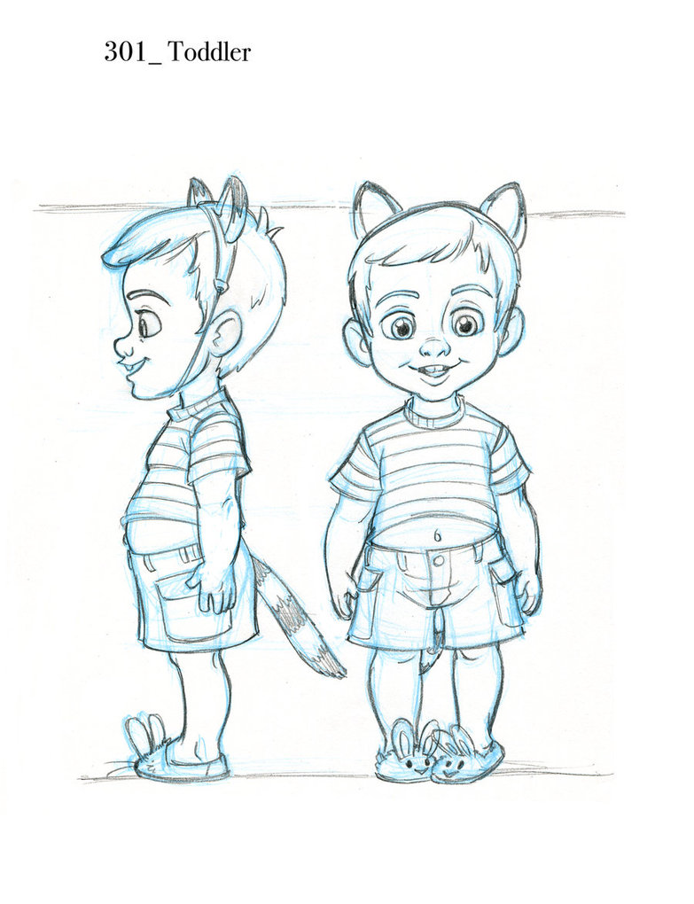 783x1020 Toddler Character By Tombancroft - Toddler Sketch