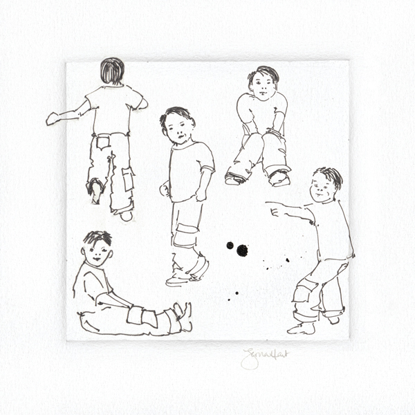 600x600 Toddler Pen Sketch - Toddler Sketch