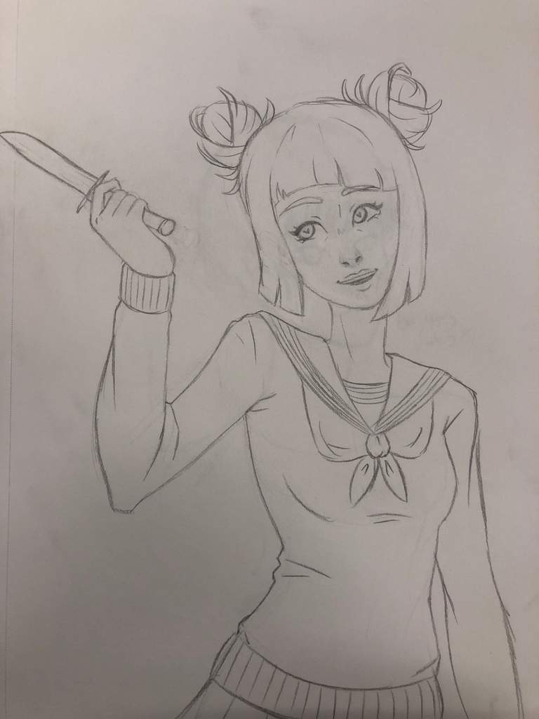 768x1024 Himiko Toga Sketch My Hero Academia Amino - Toga Sketch