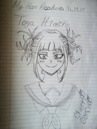 384x512 Toga Himiko Sketch - Toga Sketch