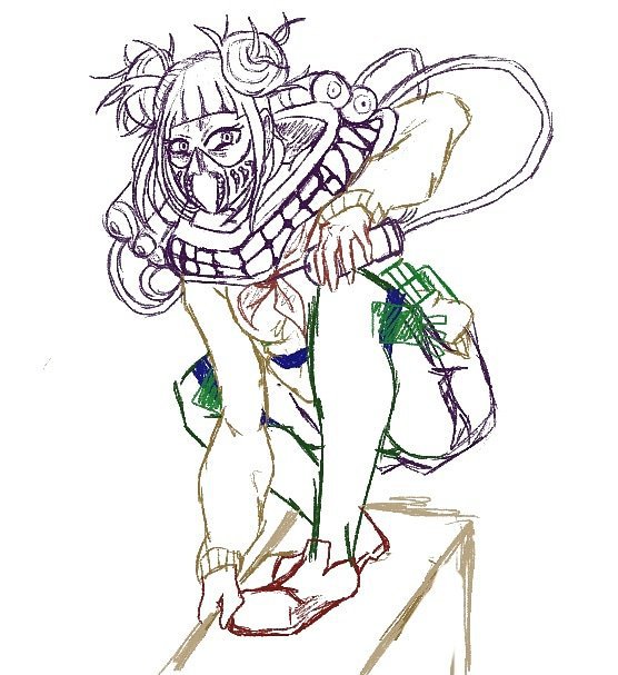 556x607 Toga Sketch My Hero Academia Amino - Toga Sketch