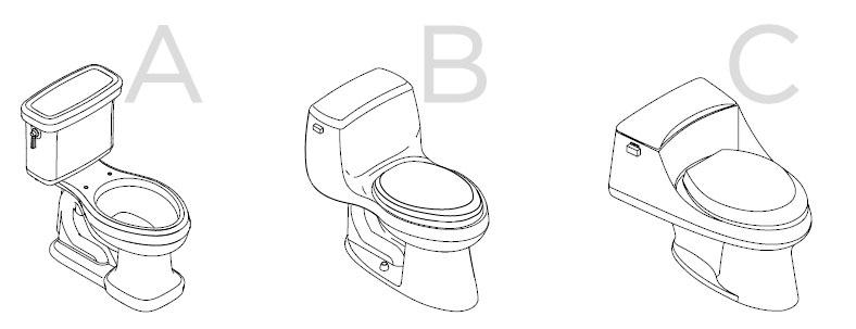 788x303 Toilet Types Amp Sizes Bio Bidet - Toilet Bowl Sketch