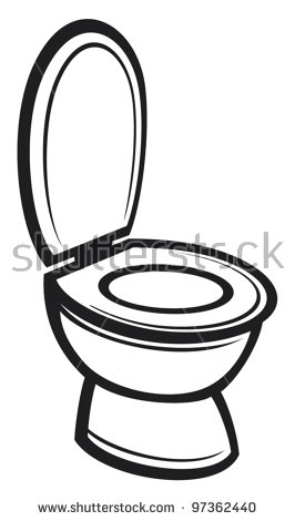266x470 Toilet Side View Clipart - Toilet Bowl Sketch