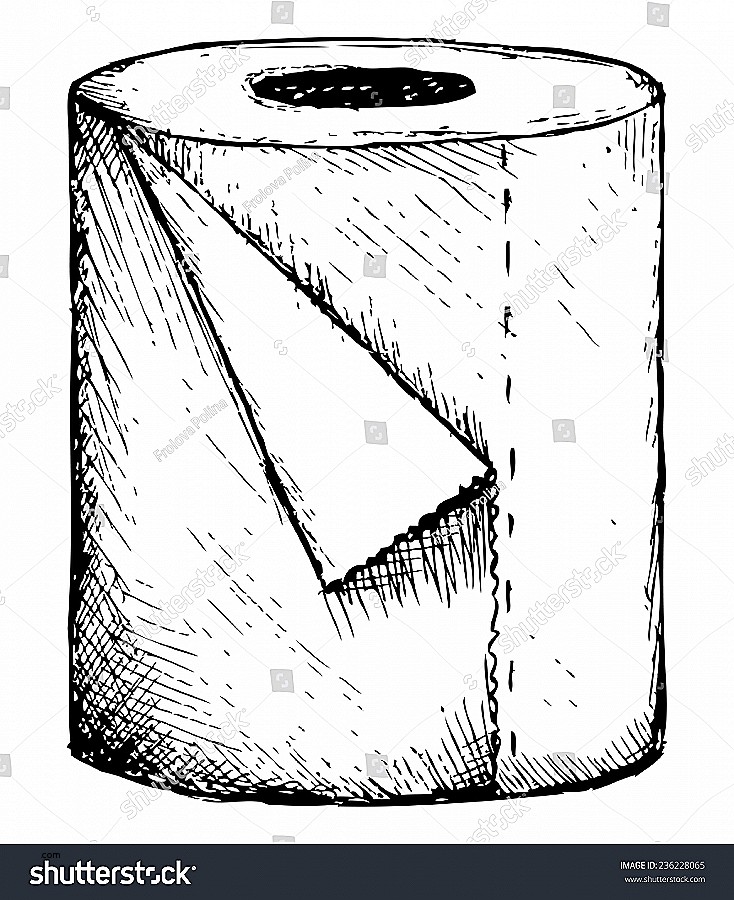 734x900 Toilet Paper. Fresh Toilet Paper Roll Patent Toilet Paper Roll - Toilet Paper Sketch