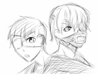 320x240 Tokyo Ghoul Sketch D The Masks Are Too Cool Xd - Tokyo Ghoul Sketch