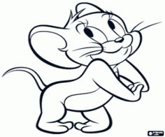 236x196 Coloring - Tom And Jerry Sketch
